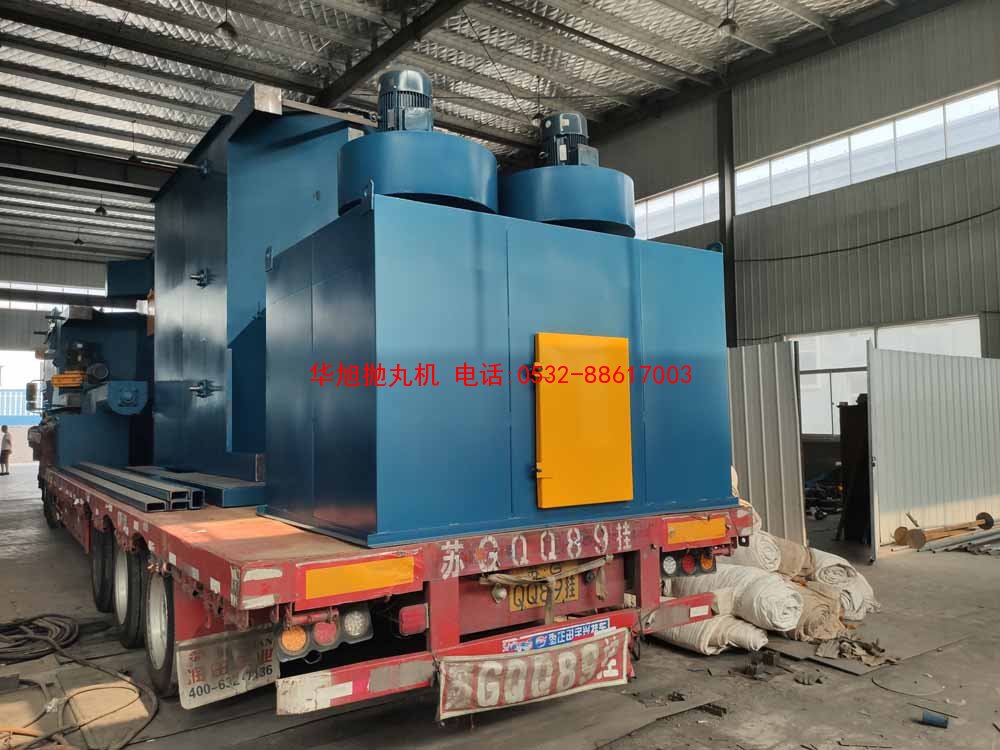 發(fā)往浙江寧波客戶的Q6915通過式拋丸機