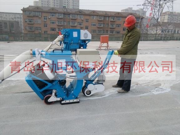 混凝土地面粗化起毛施工現(xiàn)場