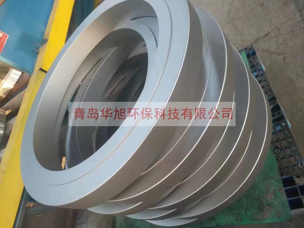 法蘭經(jīng)過拋丸后的清理效果