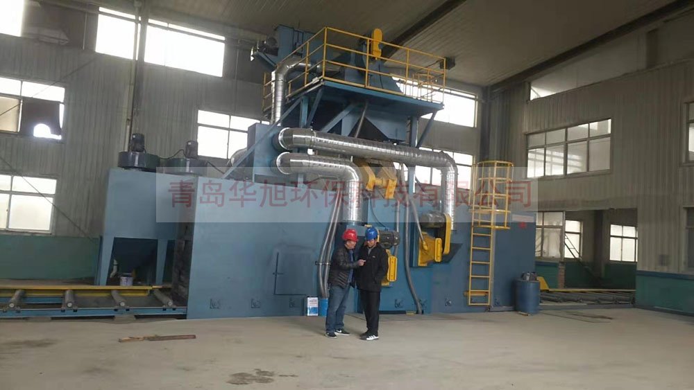 舞臺鐵架子拋丸機(jī)-圓管鐵架子拋丸除銹機(jī)