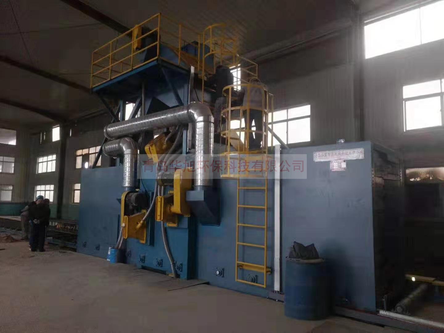 舞臺鐵架子拋丸機(jī)-圓管鐵架子拋丸除銹機(jī)