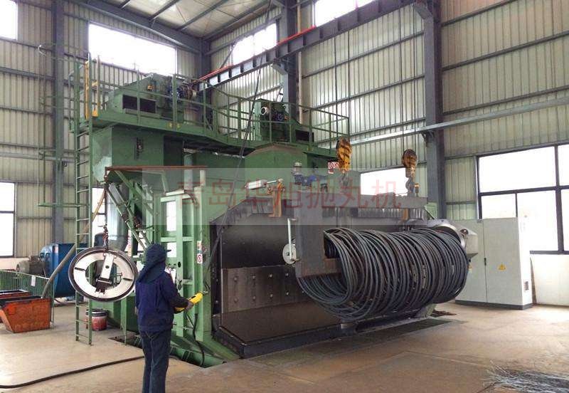 盤(pán)圓拋丸清理機(jī)、鋼筋線材拋丸除銹設(shè)備