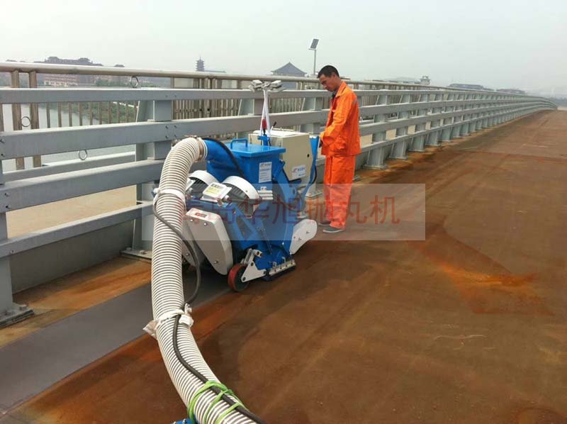 鋼橋梁面拋丸除銹防腐處理