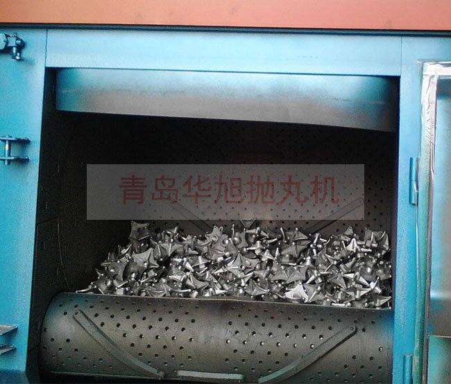 Q326履帶式拋丸清理機清理工件后的效果