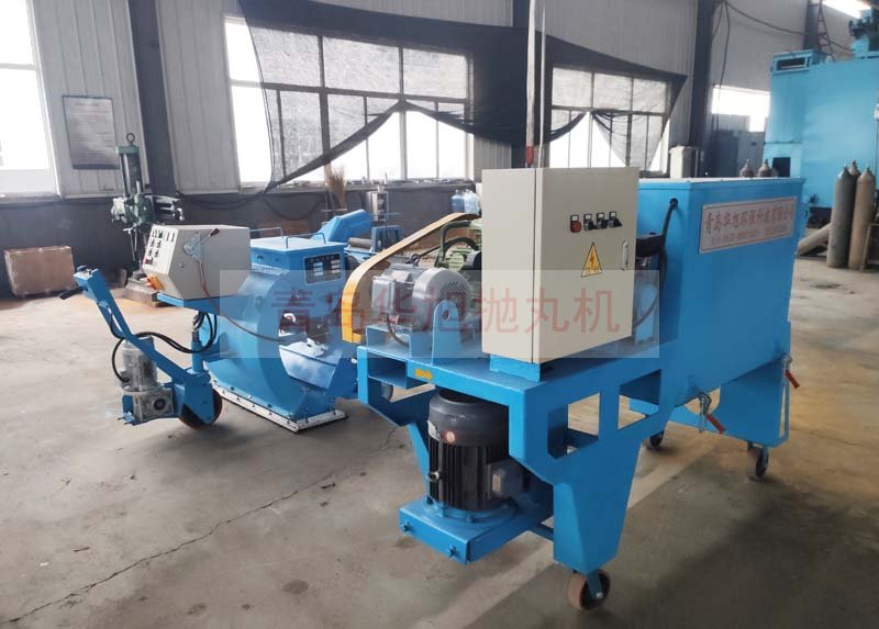 移動式拋丸機主機及除塵器