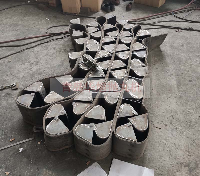 大型拋丸機(jī)上使用的提升帶