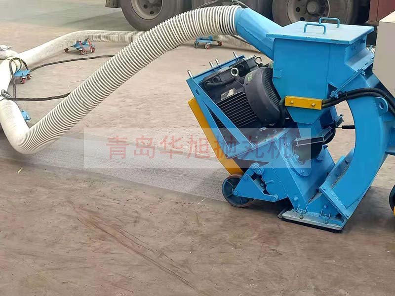 移動式拋丸機清理鋼板表面鐵銹